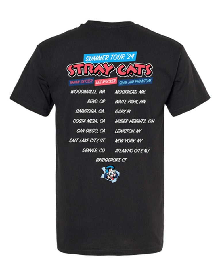 Break thru Cats Summer Tour/2024 Itin Tee