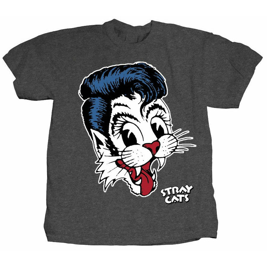 Stray Cats - Big Blue Cat T-Shirt