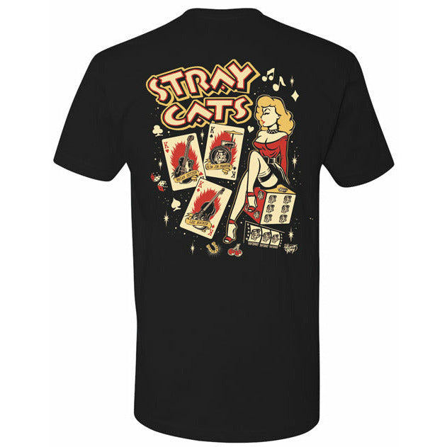 Stray Cats - Playing Cards Tee