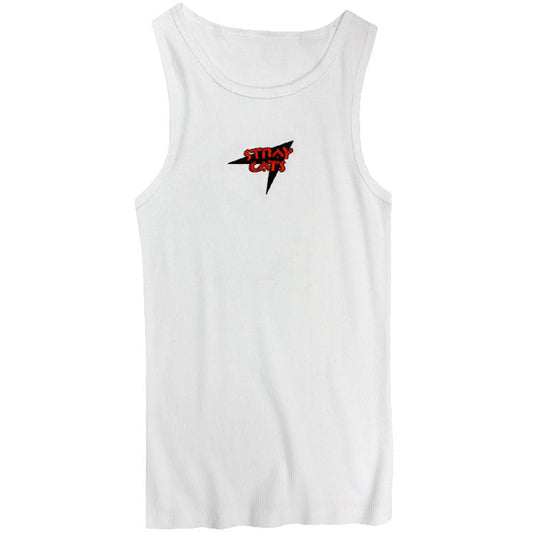 Stray Cats - Women's Logo Ribbed Tank Top