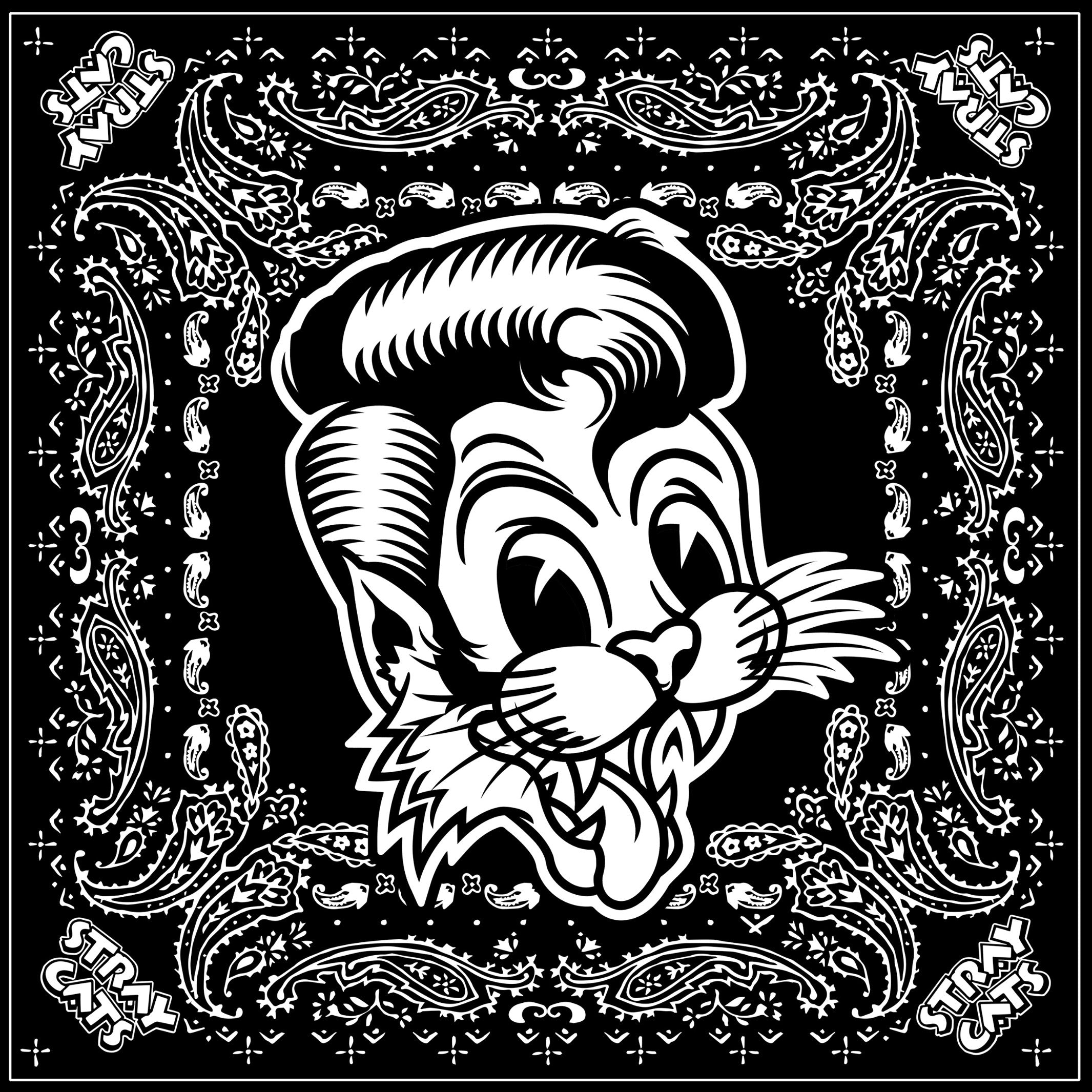 Stray Cats Bandana - Big Cat - BLK – The Stray Cats