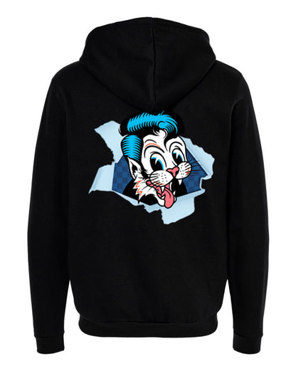 Stray Cats Full Zip Hoodie - 2024