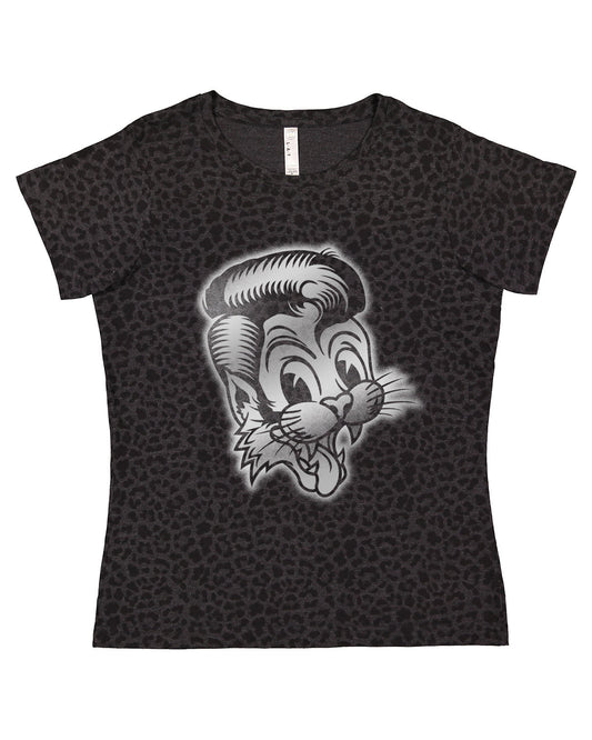 Stray Cats Metallic Cat Ladies Tee