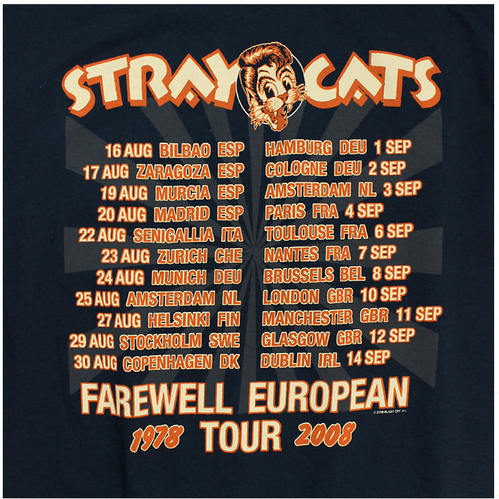 Stray Cats - Farewell European Tour T-Shirt